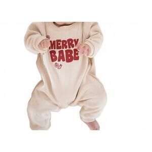 NEW ATLAS GREY girls merry romper in merry babe
